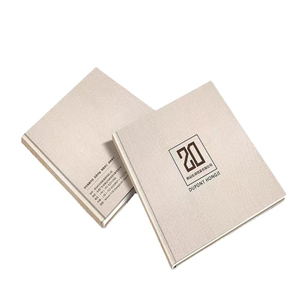Hardcover book with indentation can be customized in various sizes with gold stamping edge