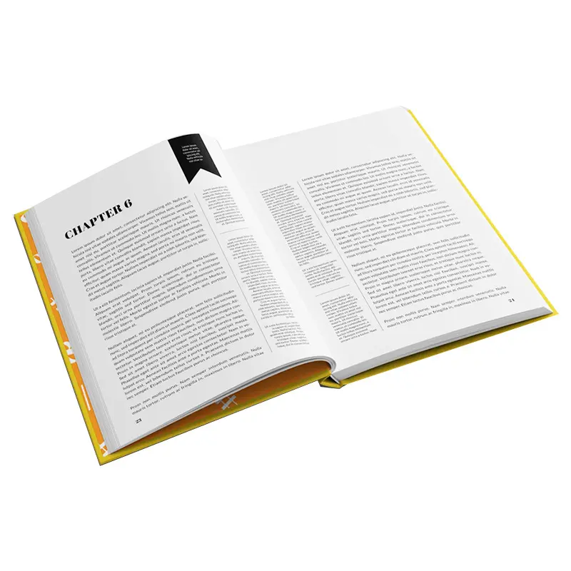 Luxury Gold Foil Stamping Customized Printing Hardcover Books 