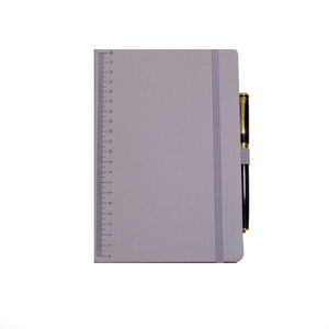Pu Hardcover Notebook with Straps with Pen